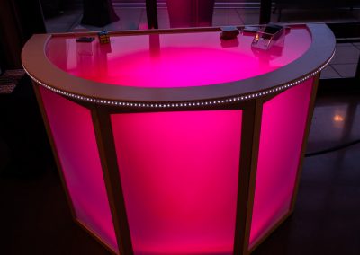 LED Tables Curved